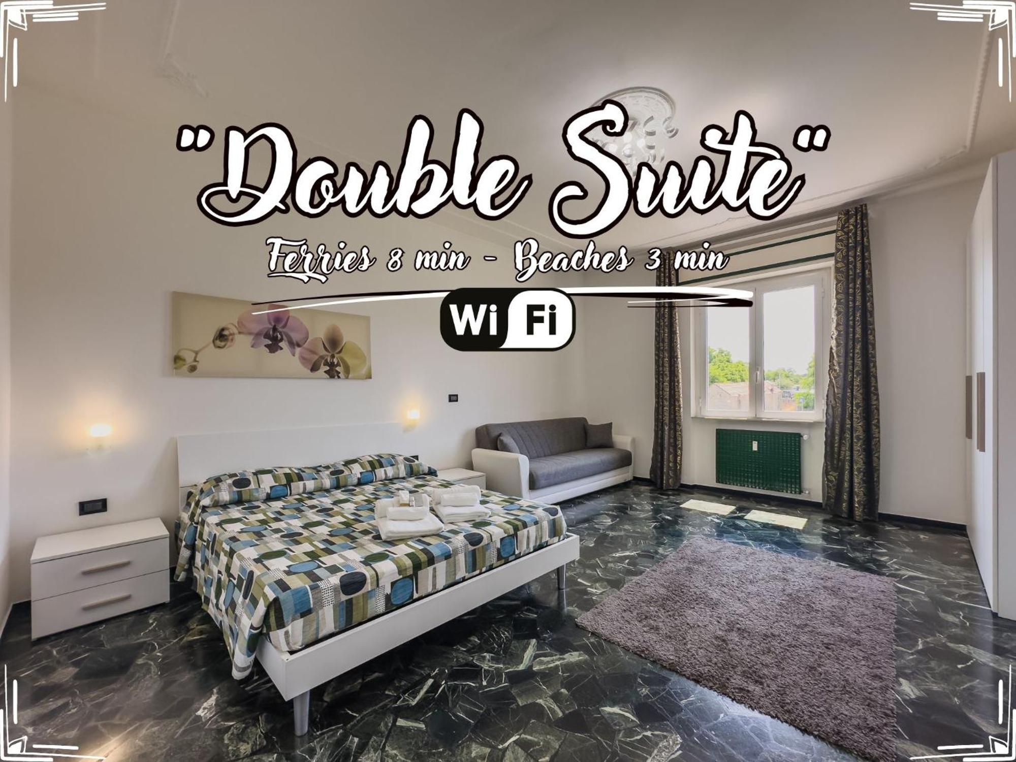 Double Suite - Ferries 7 Min - Beaches 3 Min Quiliano Exterior foto